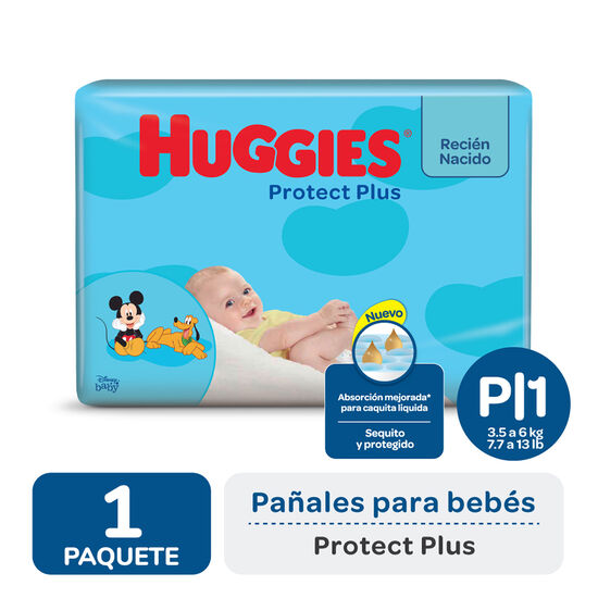PAÑAL HUGGIES PROTECT PLUS